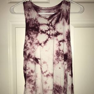 Purple tie dye soft and sexy tank